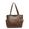 Women's bag large-capacity tote bag new simple and versatile work commuting shoulder bag textured tote bag