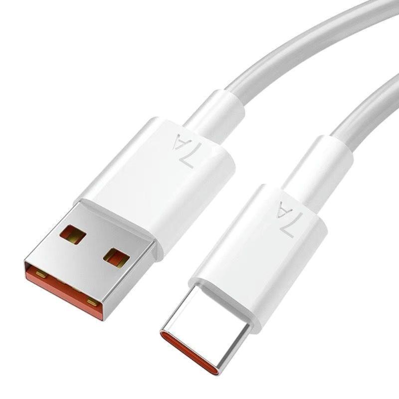 Powerful USB to Type-c Charging Cable 7A/100W Cord Super Fast Charge Cable Charger Cord Flexible Fast Charging Cable 1