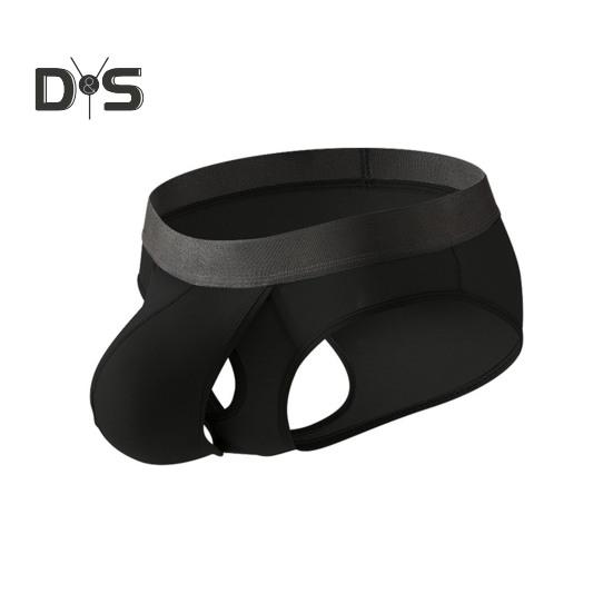 

Мужские трусы эластичные средней талии U-образные высокоэластичные облегающие трусики в стиле пэчворк цветное нижнее белье повседневная одежда XXL чёрный