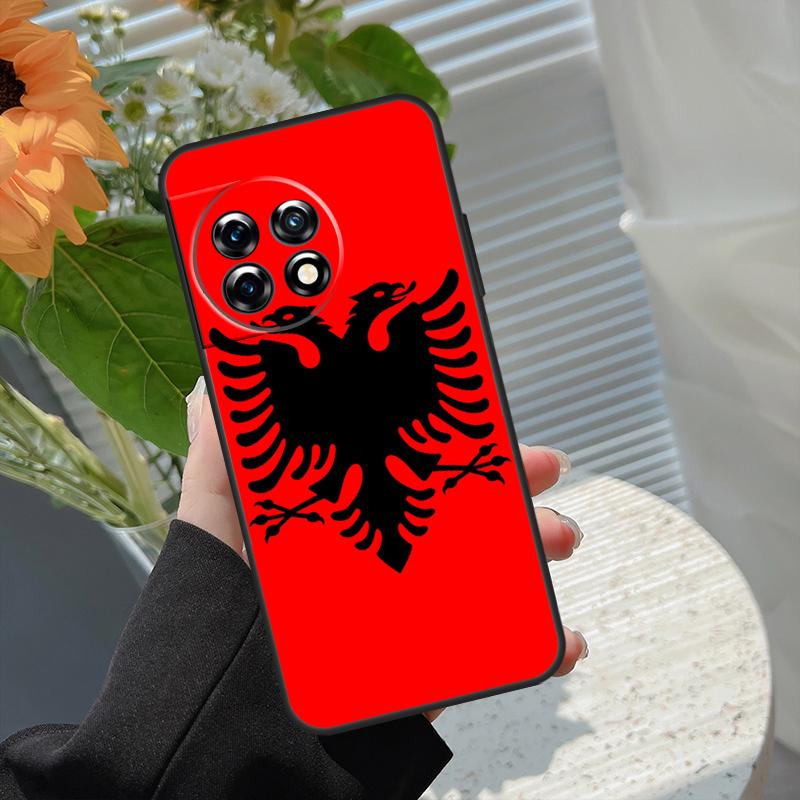 

Albanian Flag Eagle Case For OnePlus 15 15R 12 12R 13T 13R 13 11 10 10R 10T 8T Nord 5 CE 2 3 4 Lite N20 N30 Cover OnePlus Nord 5