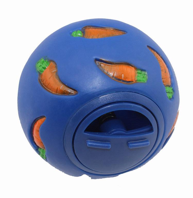 

Rabbit Slow Feeder Therapy Ball: Interactive, Bite-Resistant Toy for Rabbits, Ferrets, and Kittens. синий