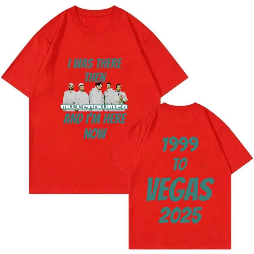 Rock Brand Backstreet Boys I Was There Then Millennium Tour 2025 Tshirt Unisex Women Fashion Vintage T Shirts Unisex Casual Tshirt