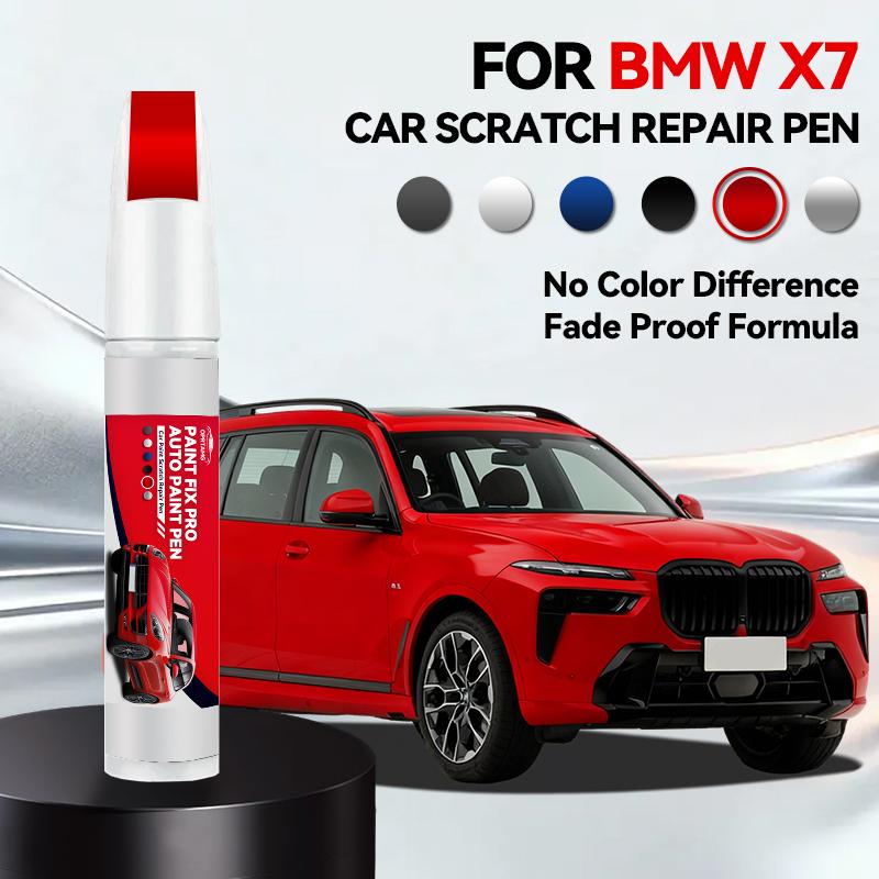 

Exclusive Purpose Vehicle For 2018-2025 BMW X7 Paint Car Paint Repair Pen Scratch Repair Accessories White 300 Red C57 Grey C4P червоний
