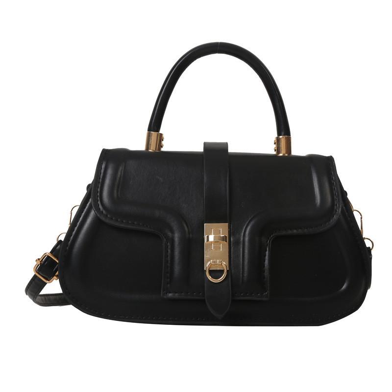 Chic Street Style Pu Shoulder Bag With Stitching Details