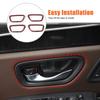 ABS Carbon Fiber Interior Door Handle Trim For Honda Pilot 23+/Honda Passport 26
