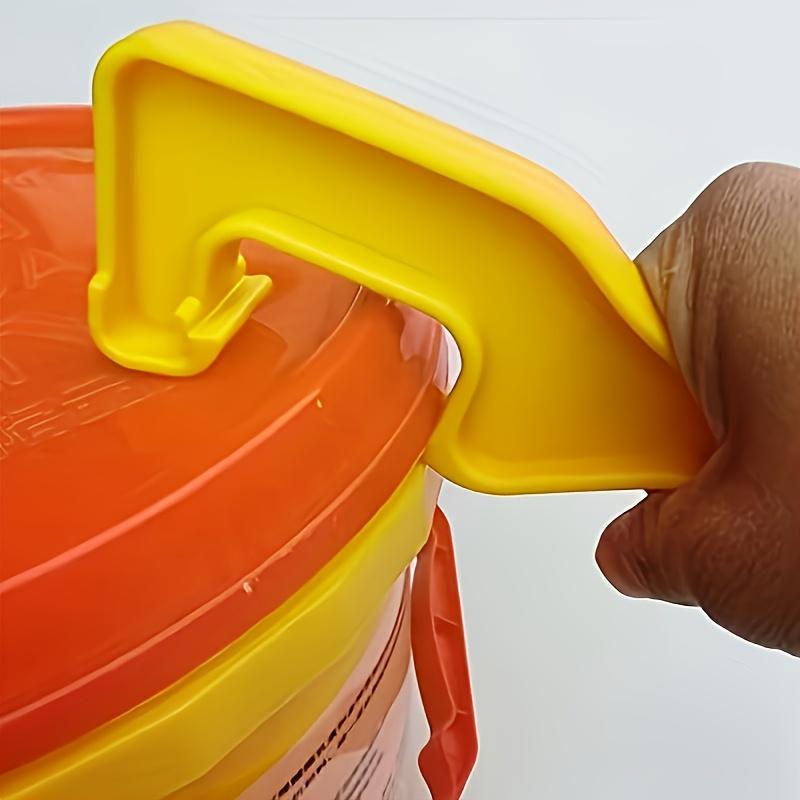 1 Plastic Bucket Lid Opener Tool - 5 Gallon Paint Can Opener Wrench, Lightweight and Durable Design, Suitable for Home and Industrial Use