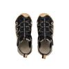 Li Ning Kids Sports Lifestyle Synthetic Leather Comfortable Trendy Non-Slip Wear-Resistant Low-Top Sandals Kids sandals Black YKKV006-7