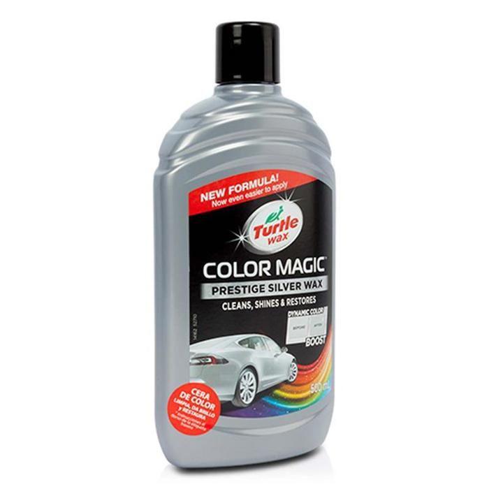 Turtle Wax Efface Rayure - Couleur Magique 500ml Cire Argent