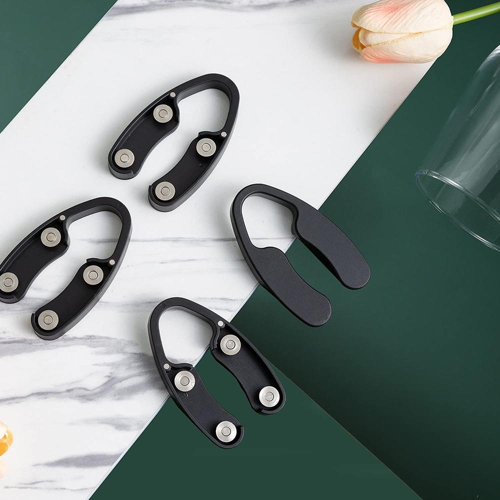 4-pakning Rustfritt stål ABS Vinfoliekutterverktøy, Rustfrie blader Foliefjerner for vinflasker, Vinaluminiumsfoliekutting