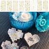 HX6F 8 Sheets UV Epoxy Resin Filling Material Stickers Resin Mold Decorative Lables DIY Crafts Jewelry Making Filler