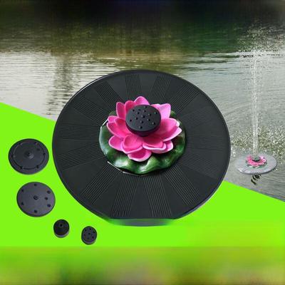 Floating Solar Water Fountain for Miniature Landscapes - 165G/Set