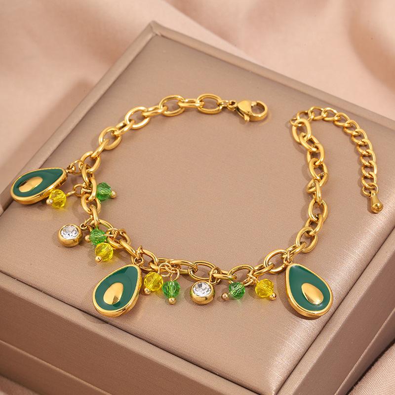Popular bracelet, titanium steel does not fade, love zircon bracelet, high-end female light luxury niche bracelet, bracelet.