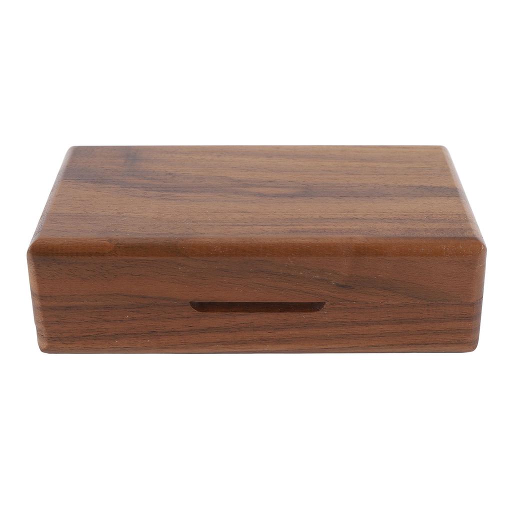 Fly Hook Fishing Box Black Walnut Wood Fishing Bait Case Tackle Box for Fishing Gear Organization