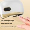 2 In 1 Electric Nail Clipper Polisher, Electric Nail Polishers With Light , File Organizers, Adult Baby Fingernail Toe Scissors