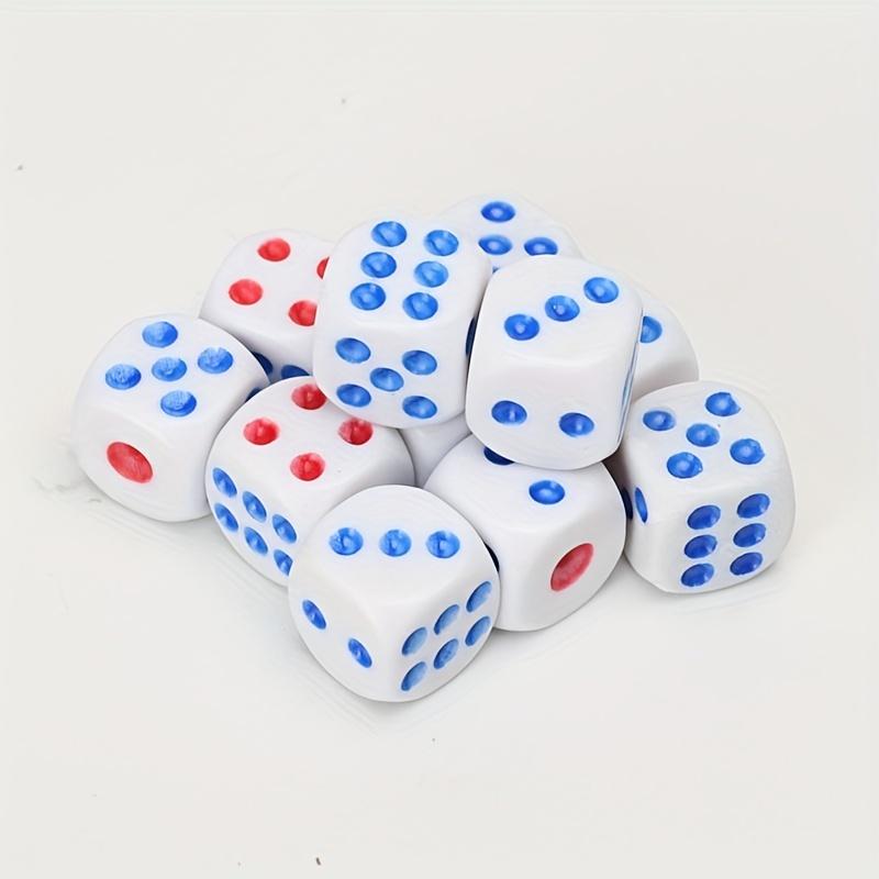 Silver Dice Cup with 9 Rounded Points Dice 50 Pieces Round Table Game Prop Set