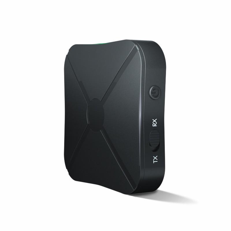 KN319 Bluetooth 5.0 Transmitter & Receiver: Dual Function Adapter for TV, Car, Speaker, and Computer Audio.