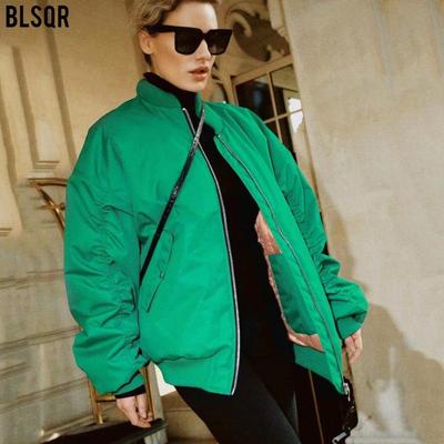 2025 Damen Winter Europäische & Amerikanische Street Fashion Lockere Baseballjacke (A19518)