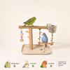 Durable Parrot Tray Rack Bite Resistant Bird Platform Food Box Parrot Perch Shelf  Pet Interactive