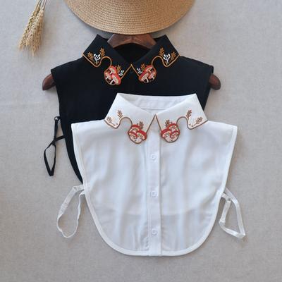 Mezza maglia da donna Colletti staccabili per maglioni, camicette, top da donna Colletto finto per spalle Nuovo design Cravattini colletto finto
