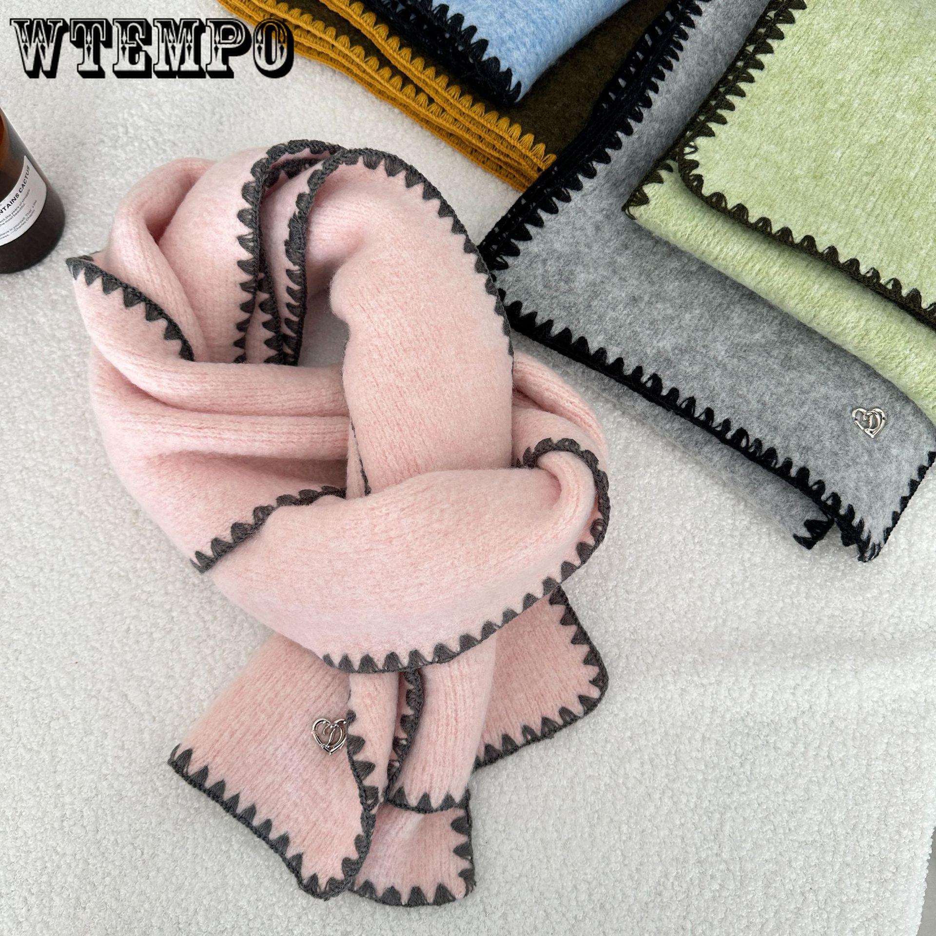 

Imitation Cashmere Scarf for Women New Autumn and Winter High-end Warm Scarf for Men 160*25cm чорний