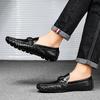 High Quality Men Genuine Leather Casual Loafers Shoes Handmade Men Comfortable Driving Shoes Leisure Business Men Leather Shoes