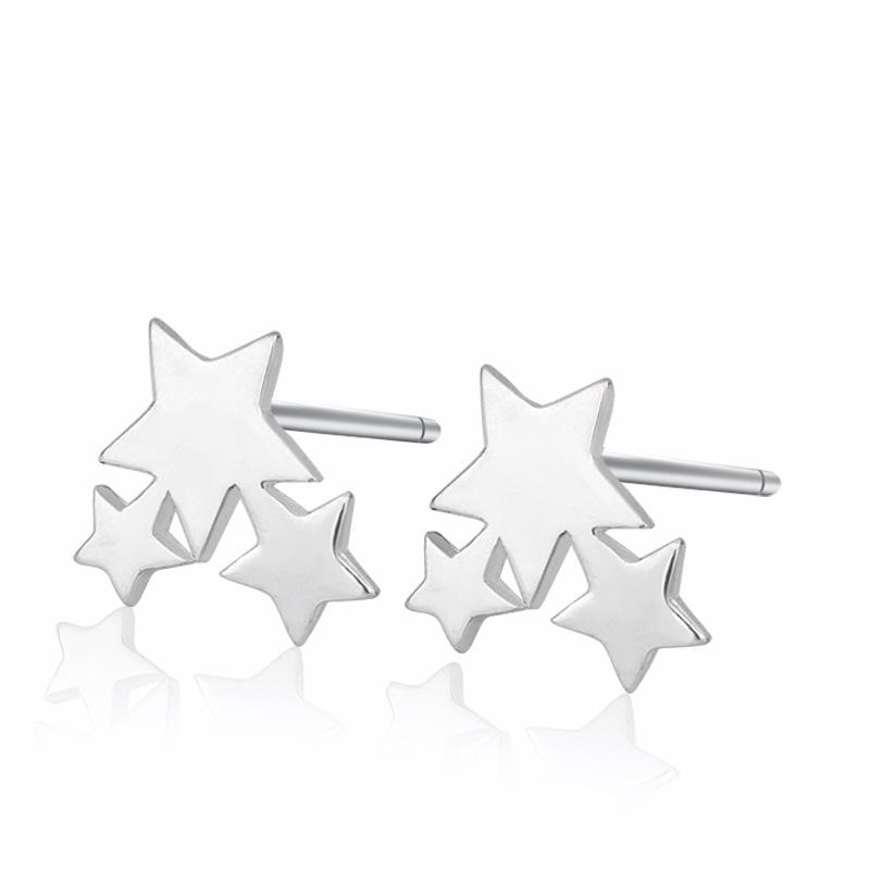 Minimalist Fashion Stud Earrings For Women Students Personalized Versatile Daily Wear Jewelry Accessories