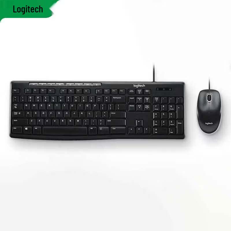 

Logitech MK200 Wired Keyboard and Mouse Combo