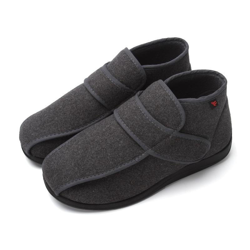 Widen The New Wool Shoes Fat Swelling Deformation Of Hallux Valgus Foot Wide Elderly Diabetes Shoes Large size 34-51