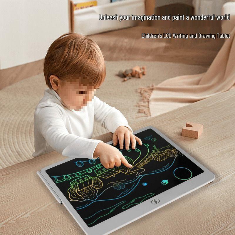 Kinder LCD Schreib- & Zeichentisch - Löschbare Kritzeltafel Schultafel Spielzeug