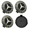 For Benz W2064PCS 75mm Gold Black Car Wheel Center Hub Caps Cover For Mercedes Benz AMG A1714000025 Auto Styling Modified Accessories