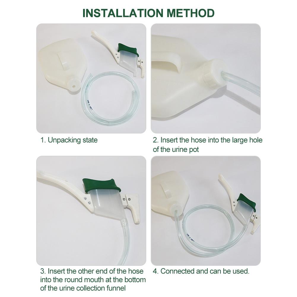 Women Urine Collector Elderly Incontinence Urine Collection Funnel Pot Urination Device