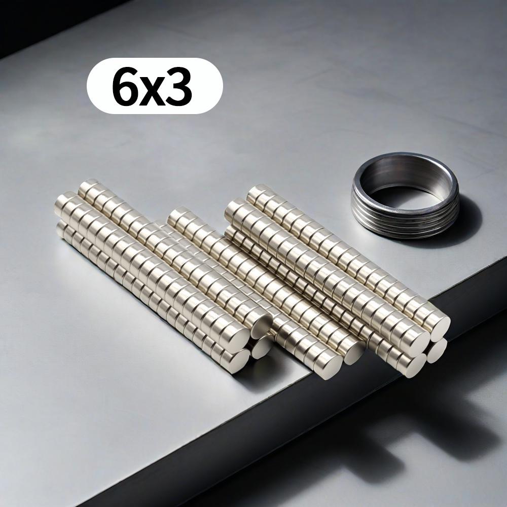 6x3mm imans Refrigerator magnets for DIY Office Whiteboard Workshop Suitable Tools Home Workplace, Etc