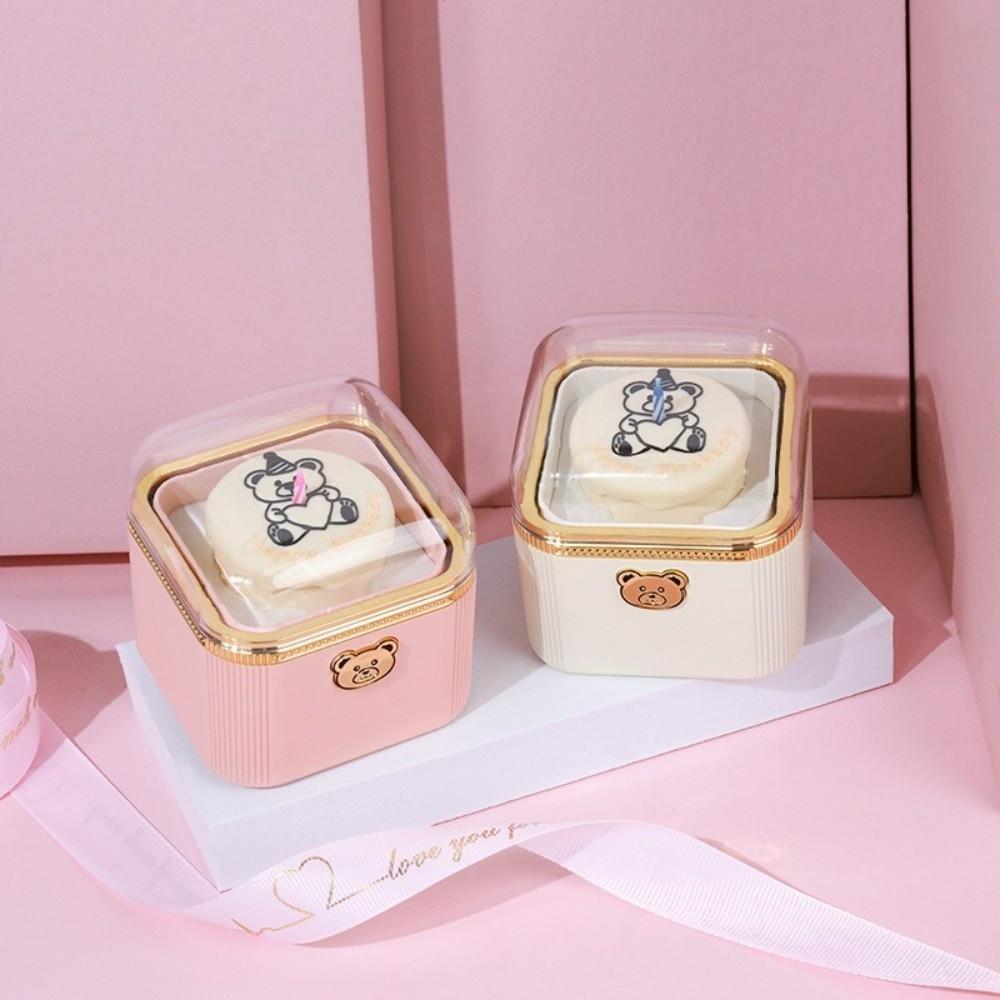 Automatic Bear Flip Ring Box Romantic Surprise Mechanism Box  Anniversary Celebration