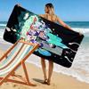 Omori 2D Flat Print Beach Towel, Large Soft Quick Dry Towel for Beach Camping SwimmingSSTJ0917116