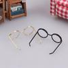 10Pcs Retro Mini Metal Round Doll Glasses Frame Lensless Miniature Eyewear Great For Plush Doll Decoration Accessories