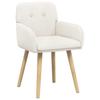 Dining Chairs 2 Pcs Boucle Cream 59 X 57 X 85 Cm