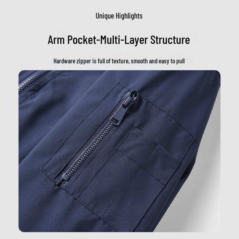 NASA GISS Men's Autumn/Winter Hooded Jacket