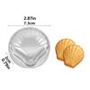 Scallops Baking Mould for Shell Cake, Set of 10 Puddings and Jelly, Aluminum Dessert Molds with Stackable Storage for Home Dessert Making