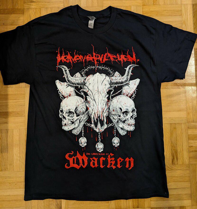 Vintage Heaven Shall Burn - The Liberation of Wacken Tour T-Shirt S -5XL IM0532 Unisex T-Shirt XXXL
