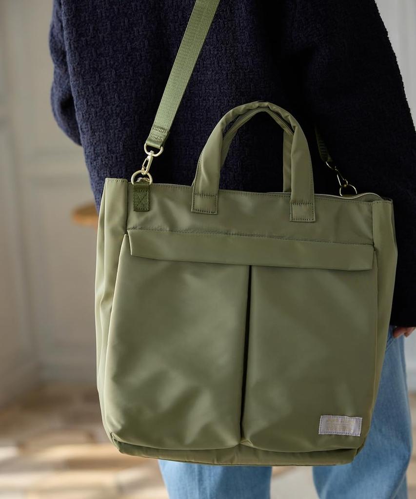 Helmet bagtote bag, A4 size, water-repellent, 2-way, multi-storage, water-repellent