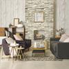 3D Brown Yellow Brick Vintage Peel and Stick Wallpaper Self Adhesive Contact Paper Removable Waterproof Wallpaper For Furniture Renovation
