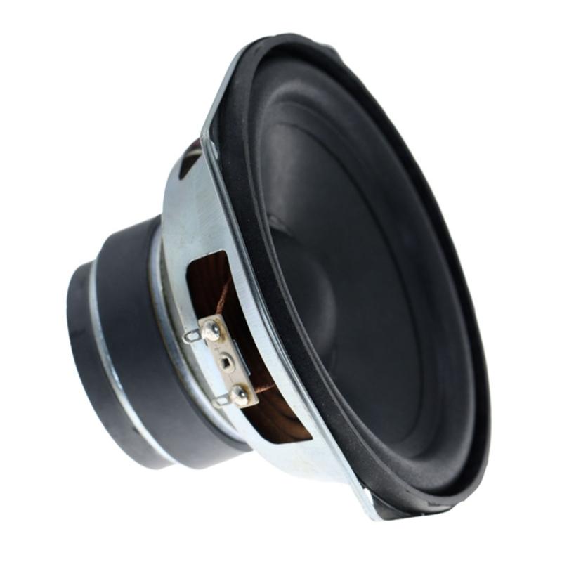 1Pc 5.25Inch 25W Subwoofer Speaker 4Ohm Audio Woofer Loudspeaker Bass Column/ Full Range For Home Sound Theater DIY