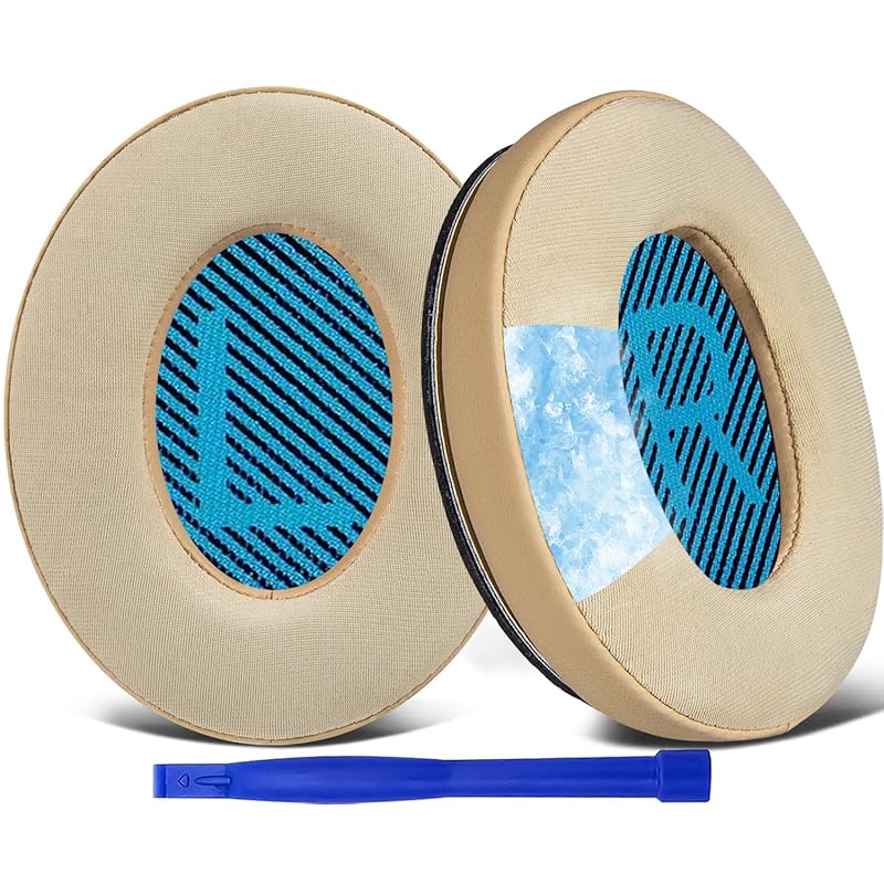 

SoloWIT cooling gel pad ear pads Bose QuietComfort 15 QC15 QC25 QC35 QC2 Ae2 Ae2i Ae2w SoundTrue & SoundLink Around Ear wireless headphone for
