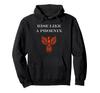 Humor Phoenix Animals Simple Fire Bird Rise Phoenix Hoodie