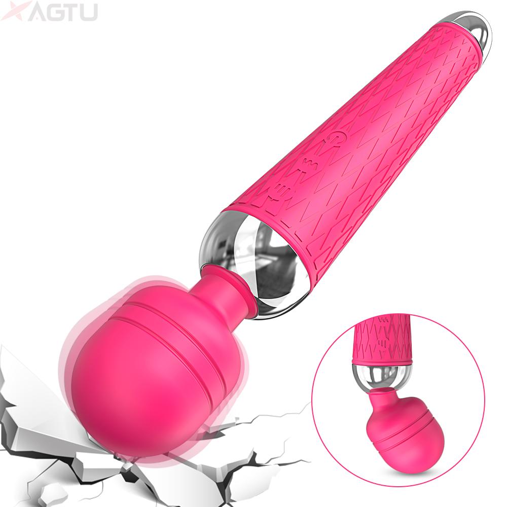 Magic Wand AV Body Massager Dildo Vibrator for Women Couple G Spot Gradient Vagina Clitoris Stimulator Adult Sex Adult Female