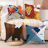 Minimalist Home Decor With Animal Colors Pillow Case Sofa Living Room Bedroom Headboard Backrest Cushion Square Cushion