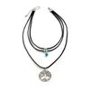 Harajuku Punk Tree Of Life Necklace Female, Retro Niche Time Gem Pendant Necklace