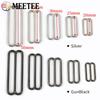 Meetee 30Pcs 20/25/30/40/50mm Metal Tri-Glide Adjust Buckles Bra Strap Clasp Decoration Underwear Ring Hook Sewing Accessories