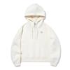 Women'S Half-Zip Hooded Pullover Cream Ity3Th53Acm