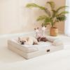 EHEYCIGA Dog Summer Pet Cat Dog High Removable All Suitable for Small and Medium Dogs Bed, Bed, Waterproof, Washable, Bed, Cushion, Resilience, Cover,